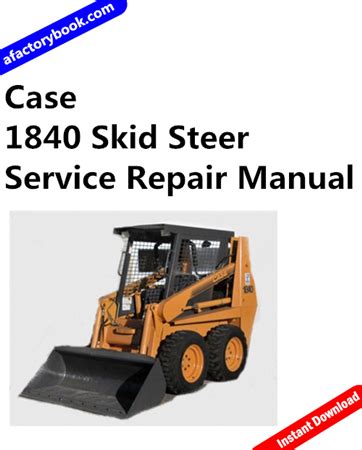 case 1840 skid steer dimensions|case 1840 manual.